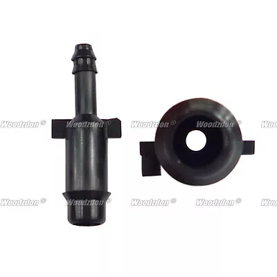 $9.70 • Buy 10 Nylon Straight Connector 1/4  To 1/8  Hose Vacuum Line Reducer Adapter A12936