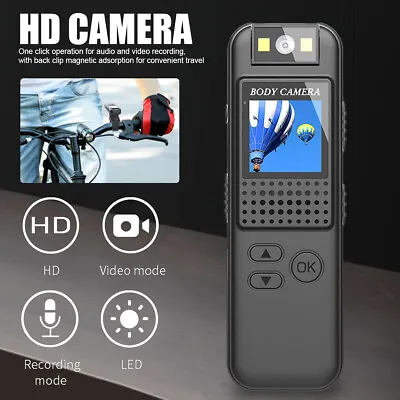 Sport 1080P HD Video Recorder DVR IR Night Cam Camcorder Mini Body Police Camera • $22.79