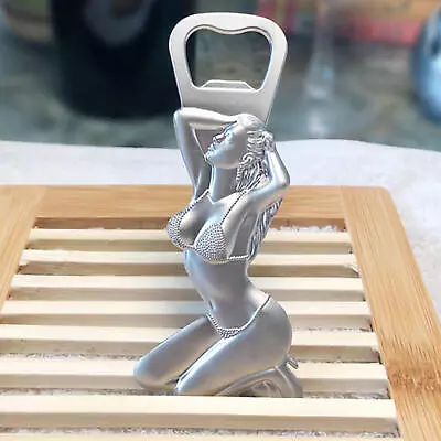 Beauty Shape Bottle Opener (4.3inch) Solid Metal Patina Beer Soda Man Cave Gifts • $8.91