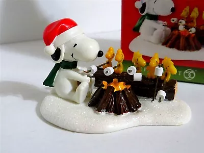 Snoopy Peanuts Woodstock Department 56 Campfire Buddies Figure Figurine 2015 • $28.99