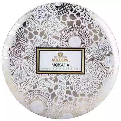 Voluspa 3 Wick Decorative Tin Candle (Mokara Scent)- 12oz Brand New • $25