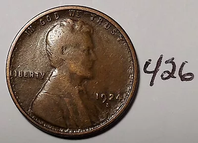 1924-S Lincoln Wheat Cent       #426 • $1.79