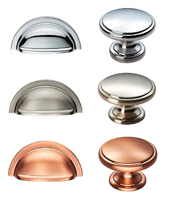 FTD OXFORD Cabinet Cupboard Kitchen Wardrobe Door Handles CUP & KNOBS To Match • £3.50