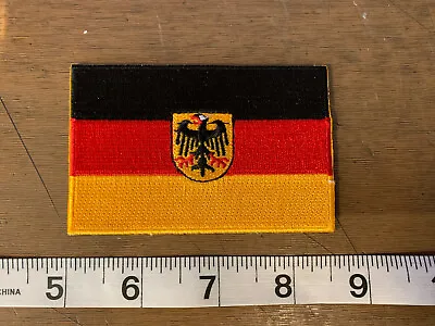 $3.49 • Buy Medium German Flag Racing Patch Scca Porsche Bmw Audi Mercedes Benz Amg F1
