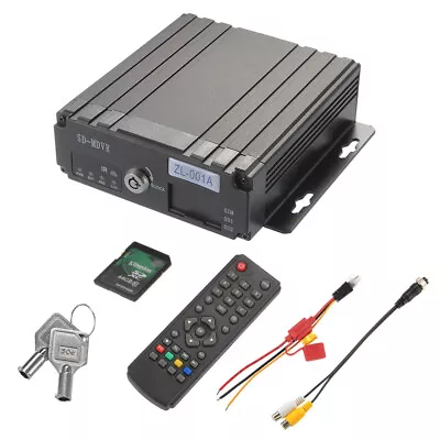 4Ch Channel Car Kit Hard Disk HDD Vehicle Car Video Recorder Mobile DVR Remote • $106.79