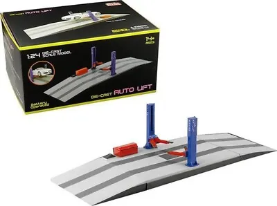 Battery Operated Two Post Auto Lift For 1:24 Scale Model Cars 9908 New In Box  • $22.99
