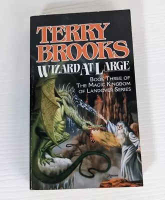 Wizard At Large: The Magic Kingdom Of Landover Vol 3 By Brooks Terry Paperback • $2.99