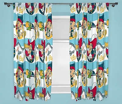 Jake And The Neverland Pirates 66  X 72  Pencil Pleat Character Curtains • £12.99