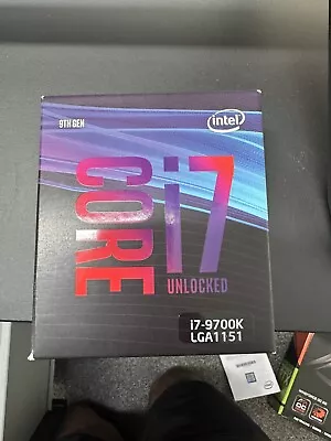 Intel Core I7 9700K - 3.6 GHz Octa-Core (CM8068403874212) Processor • £59