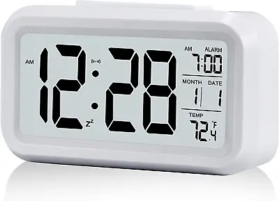 £12.84 • Buy EILBN Bedside Digital Alarm Clock, Battery Powered Table Clocks Luminous Large