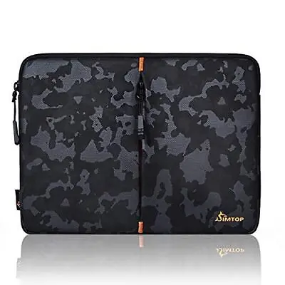 Camouflage 10.5” Laptop Bag Tablet Case Waterproof Accessory Compartment Zipp • £8.46