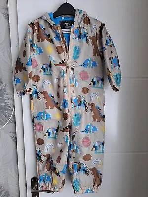 £10.50 • Buy Kids Dino Rain Suit/Puddle Suit (George) - Size 4-5
