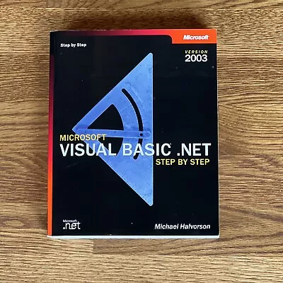 MICROSOFT VISUAL BASIC .NET DELUXE LEARNING By Michael Halvorson & Microsoft NEW • $9.99