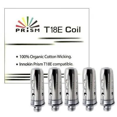 INNOKIN T18E / T22E Replacement COILS  Prism Endura Coil Heads 1.5 Ohm PACK OF 5 • £8.49