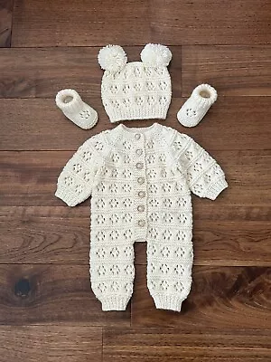 “Miami” Romper Set Knitting Pattern For Reborn Doll 16 -22” Or 0-3 Mth Old Baby • £5.30