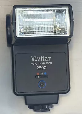 Vivitar 2800 Thyristor Auto Flash. Tested And Works Great!! • $22