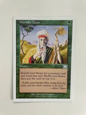 $21.50 • Buy Mtg 6th Edition Worldly Tutor Nm Magic The Gathering Uncommon Green Instant Card