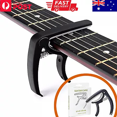 Capo Quick Change Trigger Clamp For Guitar Banjo Ukulele Acoustic Release AU • $5.25