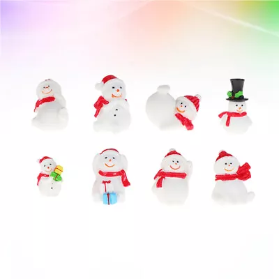8pcs Vivid Miniature Christmas Ornaments For Desktop Decoration • $9.87
