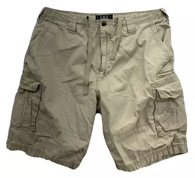 CSG Champ Sport Gear  Men's  Cargo Shorts Camouflage Beige  Size 40  100% Cotton • $9.95