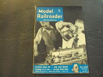 Model Railroader Apr 1951 Two Deck Section House ID:65810 • $10