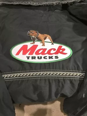 Huge 9 3/4  Mack Truck Bulldog Sew On/Iron On Cloth Back Patch Great Gift • $25