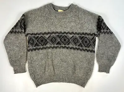 Men's Vintage Ge-Ka Icelandic Wool Sweater Knit Made In England Sz M • $35