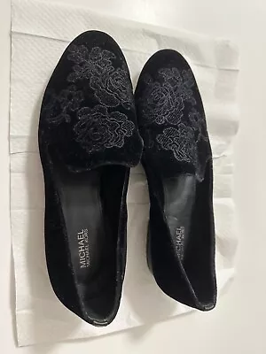 Michael Kors Loafers Suede Black 7M • $6.50