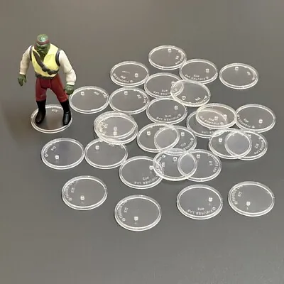 30x Star Wars Action Figure Display Stand For Vintage Figures Clear 1.5'' • $12.34