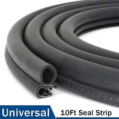 10ft U Shape Rubber Car Door Trim EPDM Moulding Sealing Weatherstrip Seal Strip • $14.69