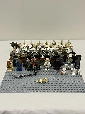 Huge LEGO Star Wars MiniFigure Bundle Over 50 MiniFigures • $300