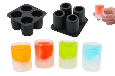 Silicone Shooters Shot Ice Cube Glass Freeze Mold Jelly Cookie Maker Tray Party • $6.99