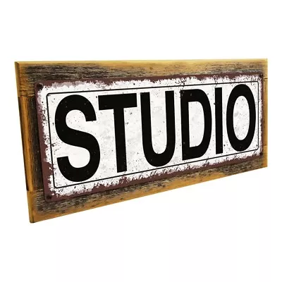 Studio Metal Sign; Wall Decor For Home And Office • $29.99