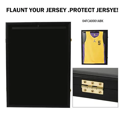$66.29 • Buy 32  Football Basketball Jersey Storage Box Wall Display/Case Lockable Rack