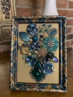 Vintage And Contemporary Jewelry Art Framed • $50