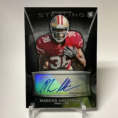 2013 Bowman Sterling Marcus Lattimore Rookie Auto 49ers  • $3.99