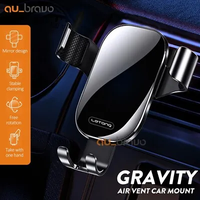 360° Universal Mount Cradle Air Vent Gravity Car Phone Holder For Mobile Phone • $15.75