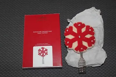 Hallmark Keepsake Ornament Miniature Snowflake Tree Topper  MIB • $12.95