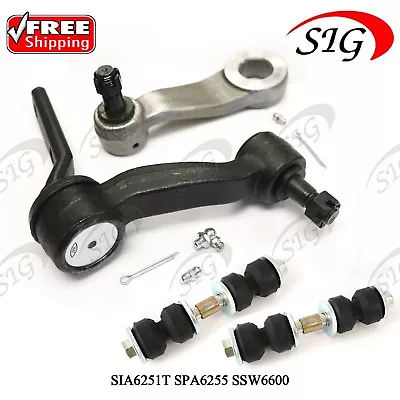 Front Idler Arm Pitman Arm & Sway Bars For Chevrolet S10 4WD 1995-2004 4Pc • $48.99