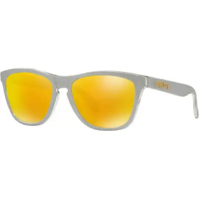 Oakley FROGSKINS OO9245 Sunglasses Checkbox Silver Fire Iridium • $104.99