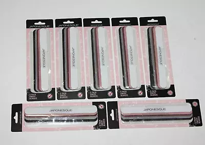 Lot (7) Japonesque Emery Board Nail File Nail Shaper Medium Girt Dual Sided • $28.99