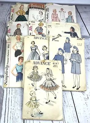 Vintage Sewing Pattern 1930s 1940s Lot Advance Simplicity Womens Girls Fashion • $49.99