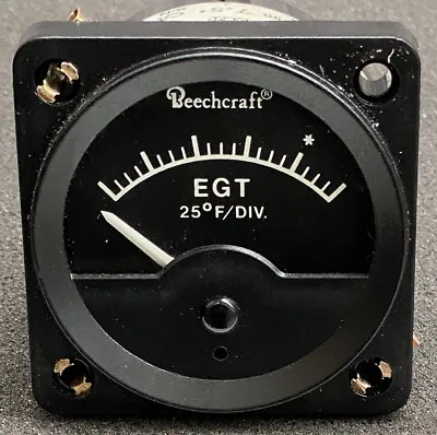 Beechcraft 46013 EGT Exhaust Gas Temperature Indicator Gauge Baron +p/work (TN) • $275