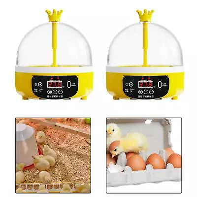 Egg Incubator 4 Eggs Egg Turner Tray Digital Poultry For Chicken Birds Quail • £21.13