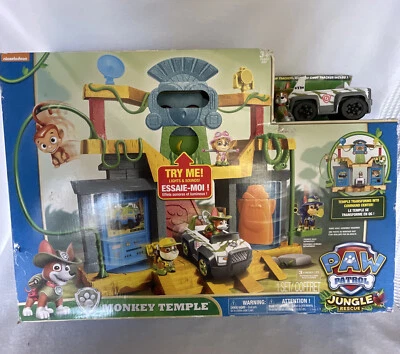 $89 • Buy Paw Patrol Jungle Rescue Monkey Temple With Tracker  And Manual Box