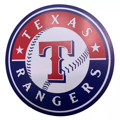 Texas Rangers (STICKER) Logo Decal Vinyl Car Window Laptop Helmet Baseball MLB • $5.37