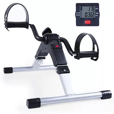 Folding Mini Pedal Exerciser Aerobic Exercise Bike LCD Display Home Gym US • $32.89