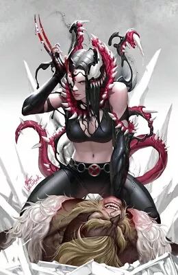 DEATH OF THE VENOMVERSE #3 (INHYUK LEE EXCLUSIVE VIRGIN VARIANT) ~ Marvel • $15