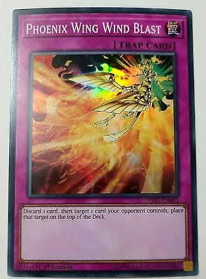 Yu-Gi-Oh 3x Phoenix Wing Wind Blast  HISU-EN045 - Super Rare - 1st Edition - NM • $15.99