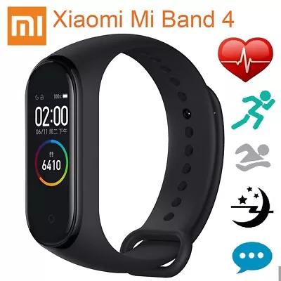 Xiaomi Mi Band 4 AMOLED Color Screen Wristband BT5.0 Fitness Smart Watch • $27.33